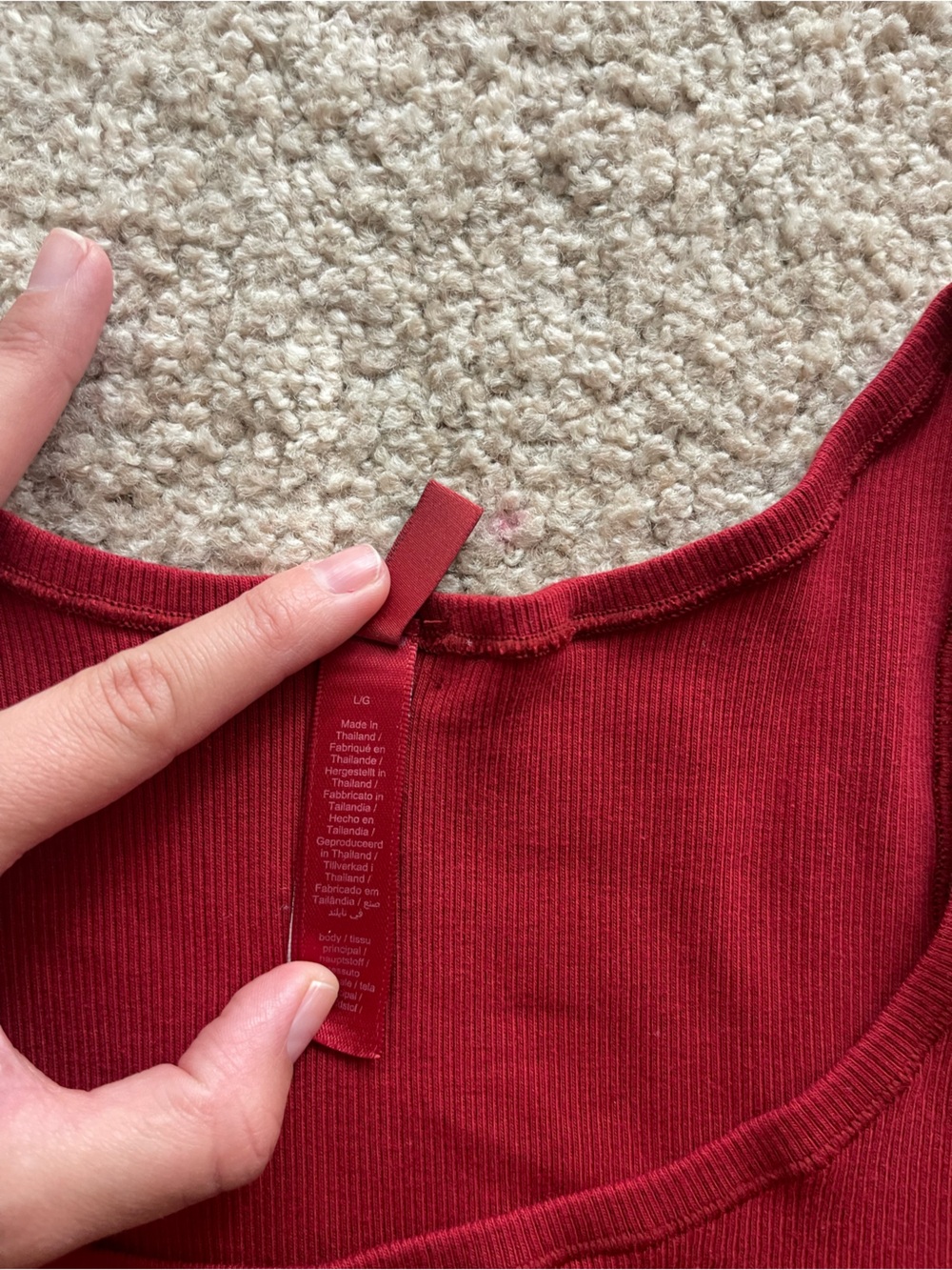 skims ribbed tank top - Picture 2 of 4